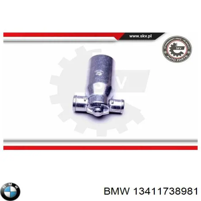 Do koszyka 13411738981 BMW Regulator biegu jałowego