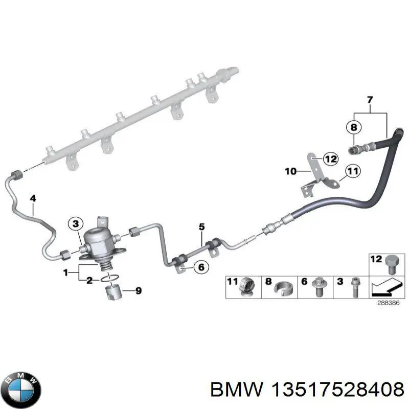 13517528408 BMW uszczelka korka wlewu oleju