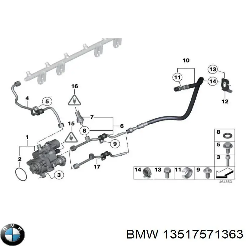 13517571363 BMW Uszczelka korka wlewu oleju