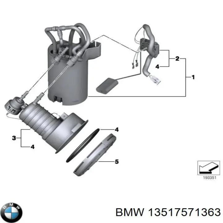 Uszczelka korka wlewu oleju BMW 13517571363 cena, od 15,44 USD