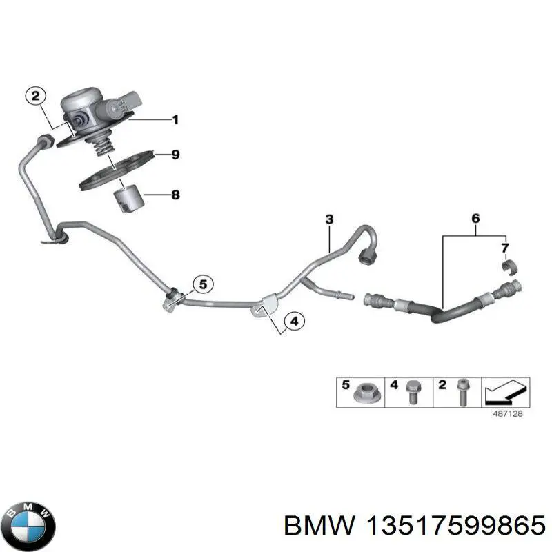13517599865 BMW Pompa wtryskowa wysokiego ciśnienia