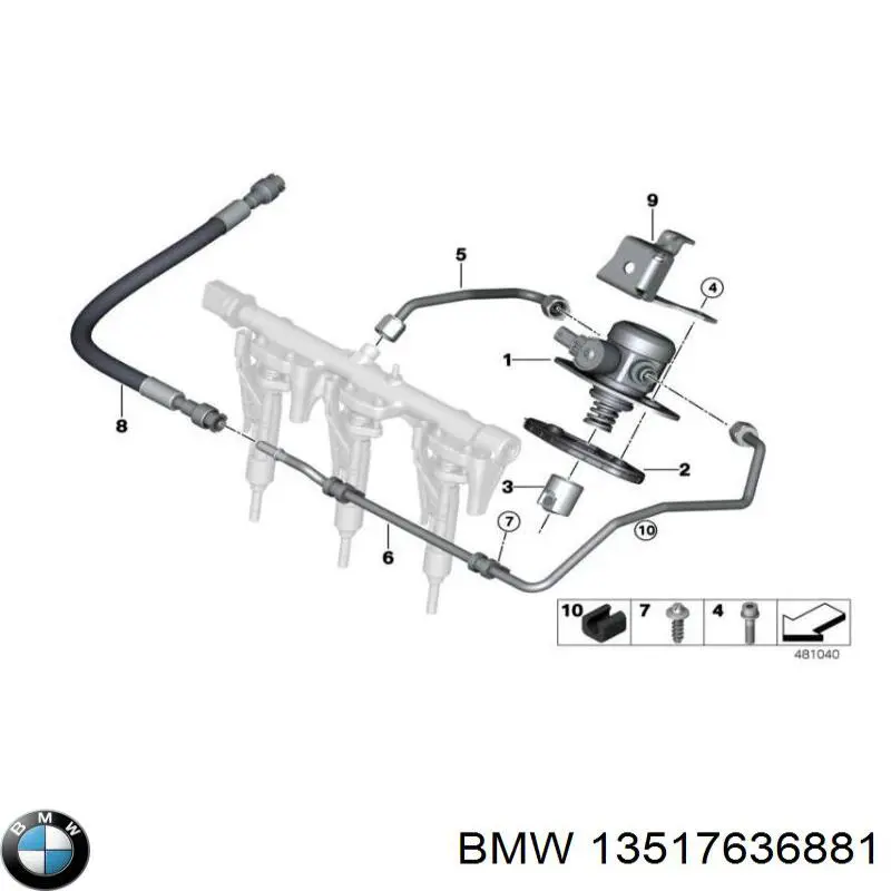 Pompa wtryskowa wysokiego ciśnienia do BMW 2 (F45)