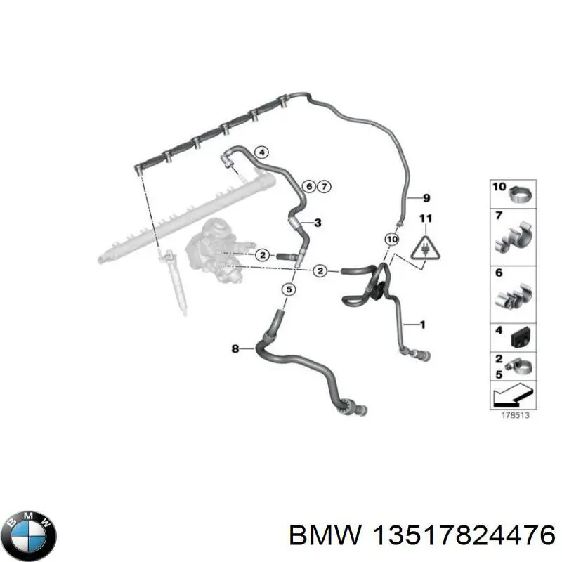 Pompa wtryskowa wysokiego ciśnienia BMW 13517824476 cena, od 716,13 USD
