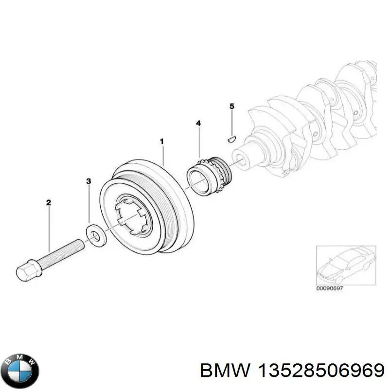 Do koszyka 13528506969 BMW Łańcuch pompy wtryskowej