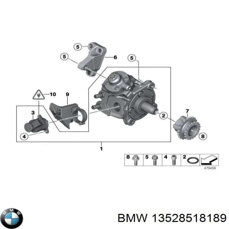 Koło zębate walcowe pompy wtryskowej do BMW 5 (G31)