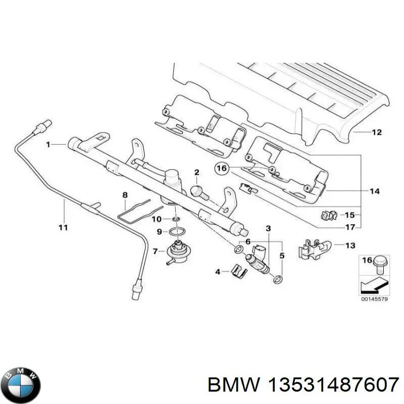 0280155991 BMW Wtryskiwacz paliwa