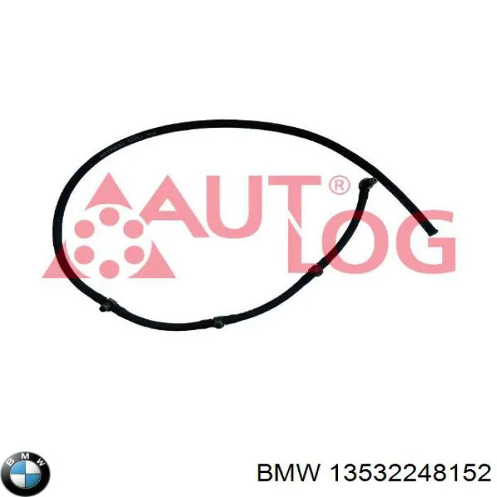 13532248152 BMW Rurka paliwa, zwrotna od wtryskiwaczy
