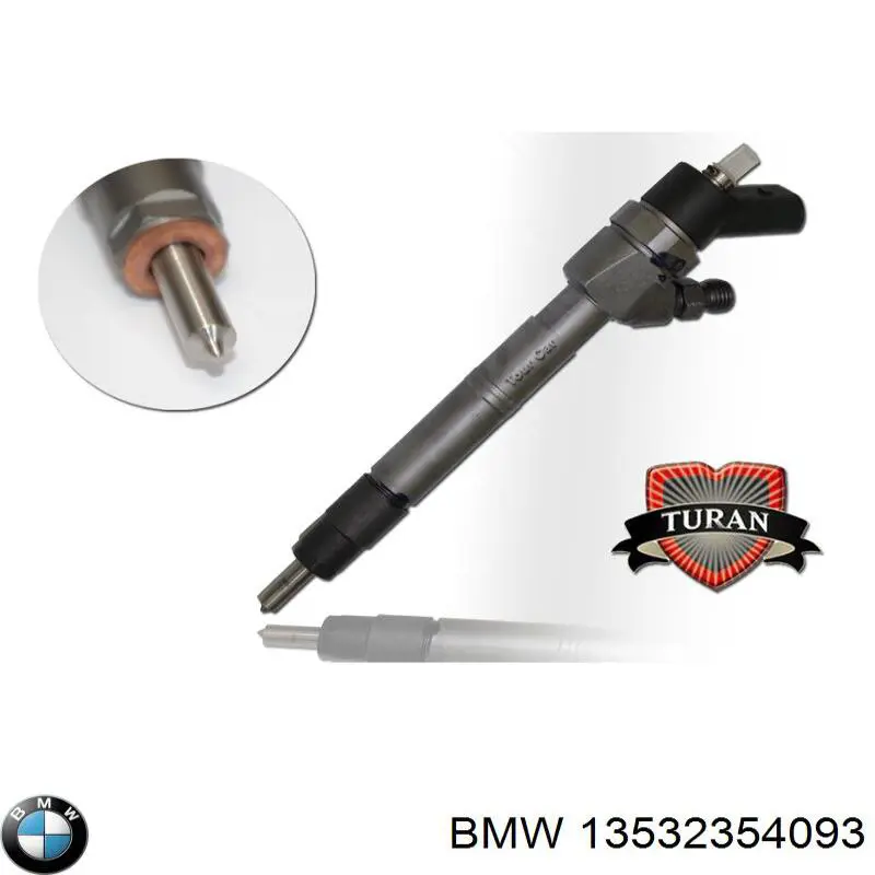 Do koszyka 13532354093 BMW Wtryskiwacz paliwa