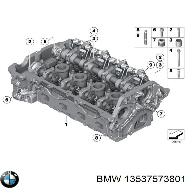 Do koszyka 13537573801 BMW Zestaw naprawczy wtryskiwacza