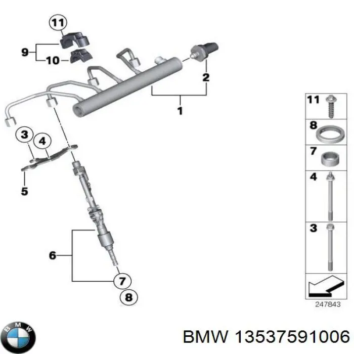 Pierścień uszczelniający wtryskiwacza BMW 13537591006 cena, od 4,38 USD