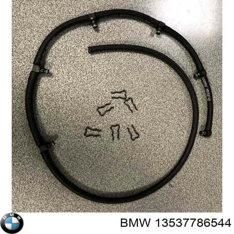 Do koszyka 13537786544 BMW Rurka paliwa, zwrotna od wtryskiwaczy