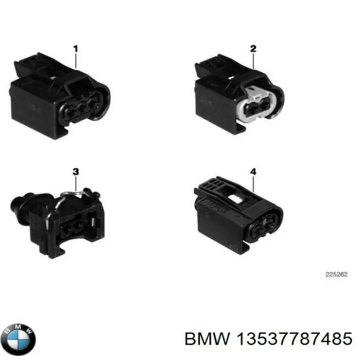 Do koszyka 13537787485 BMW Rurka paliwa, zwrotna od wtryskiwaczy