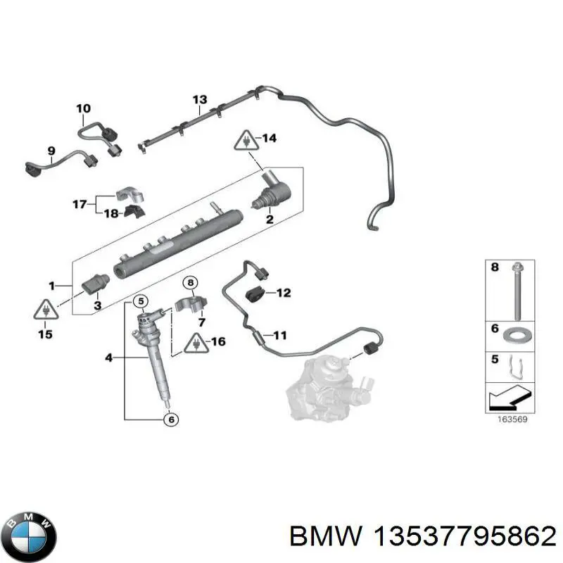 Regulator ciśnienia paliwa w listwie paliwowej BMW 13537795862 cena, od 114,89 USD