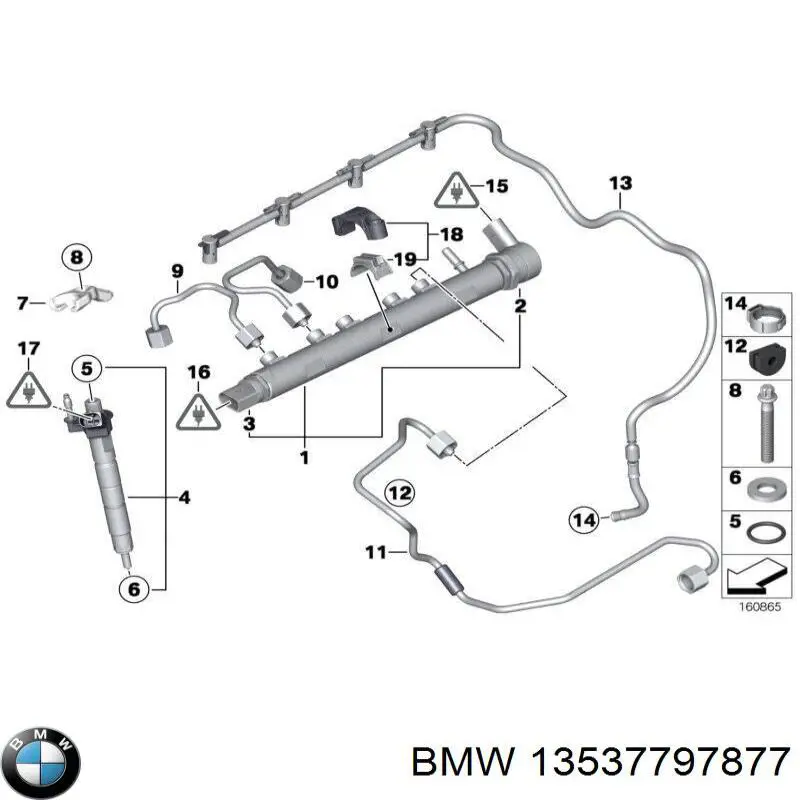 Wtryskiwacz paliwa BMW 13537797877 cena, od 76,62 USD