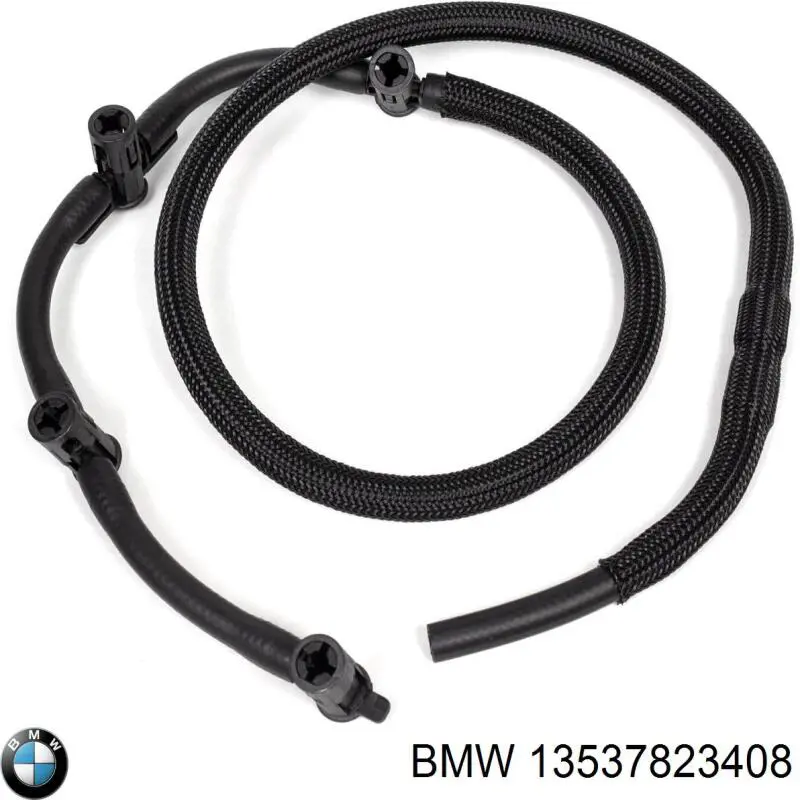 Do koszyka 13537823408 BMW Rurka paliwa, zwrotna od wtryskiwaczy