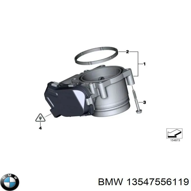 Przepustnica, komplet BMW 13547556119 cena, od 135,02 USD