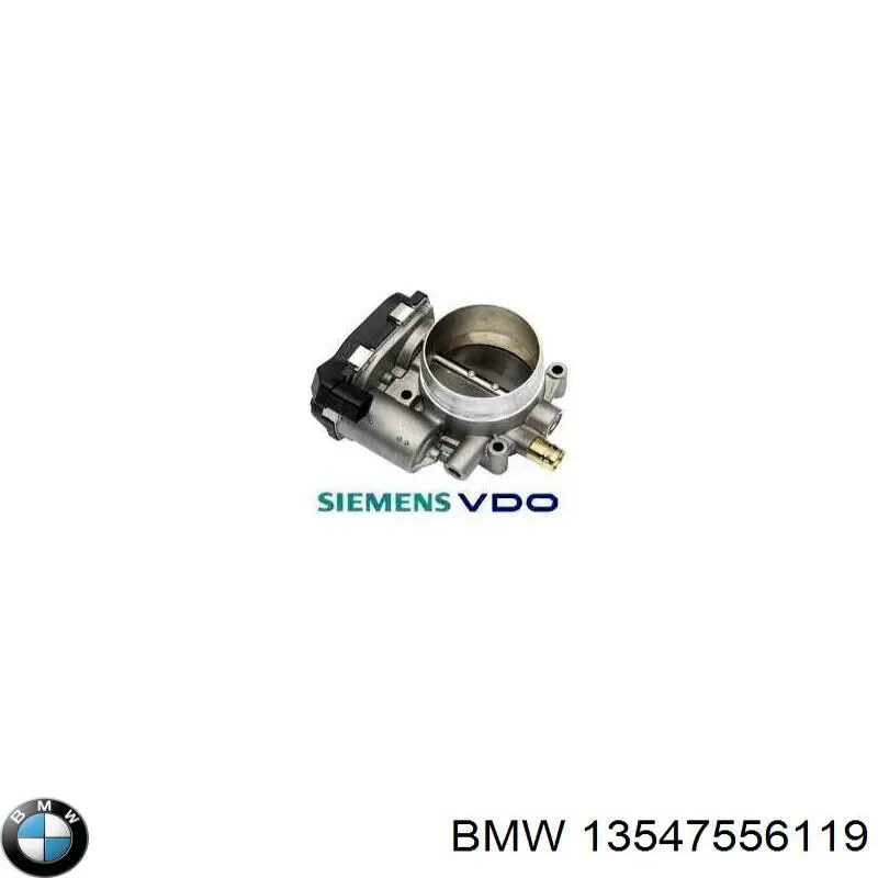 Do koszyka 13547556119 BMW Przepustnica, komplet