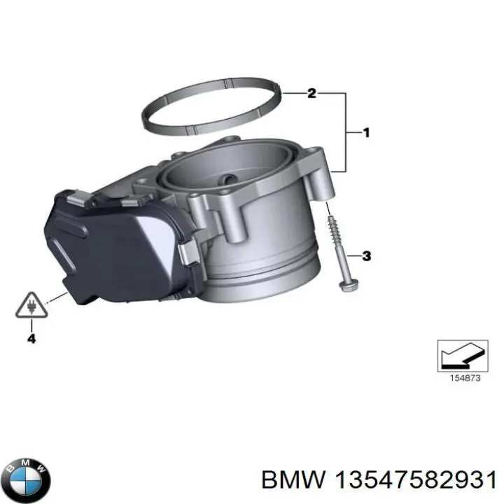 Uszczelka przepustnicy BMW 13547582931 cena, od 6,89 USD