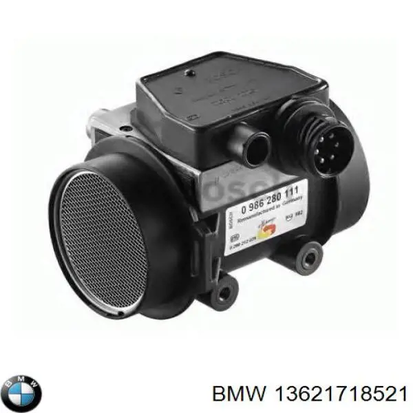 13621718521 BMW Czujnik przepływu powietrza, przepływomierz powietrza M.A.F.