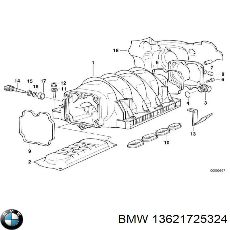 Czujnik temperatury powietrza wlotowego BMW 13621725324 cena, od 16,85 USD