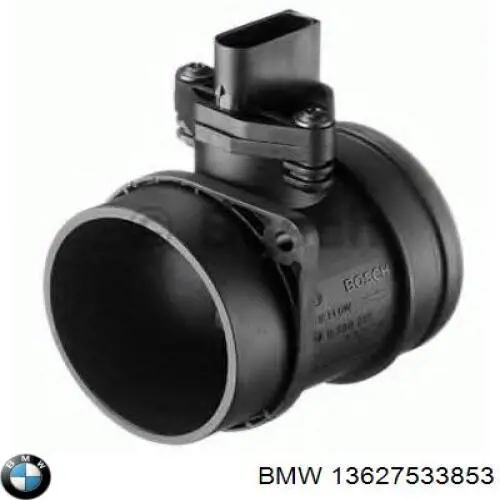 Do koszyka 13627533853 BMW Czujnik przepływu powietrza, przepływomierz powietrza M.A.F.