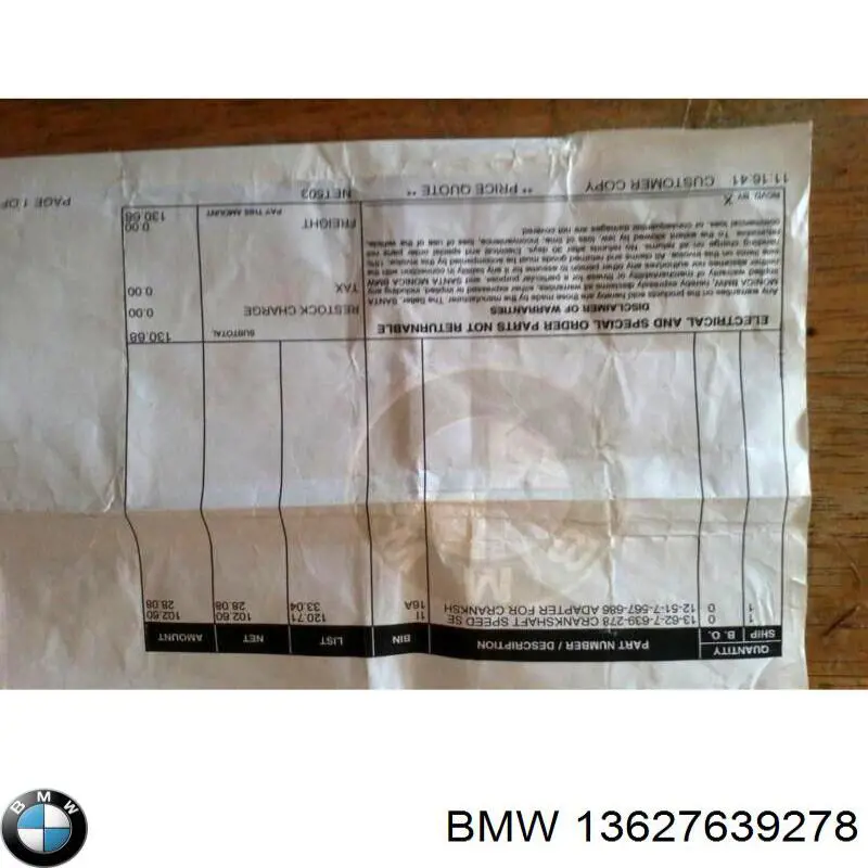 Czujnik położenia wałka rozrządu BMW 13627639278 cena, od 45,65 USD