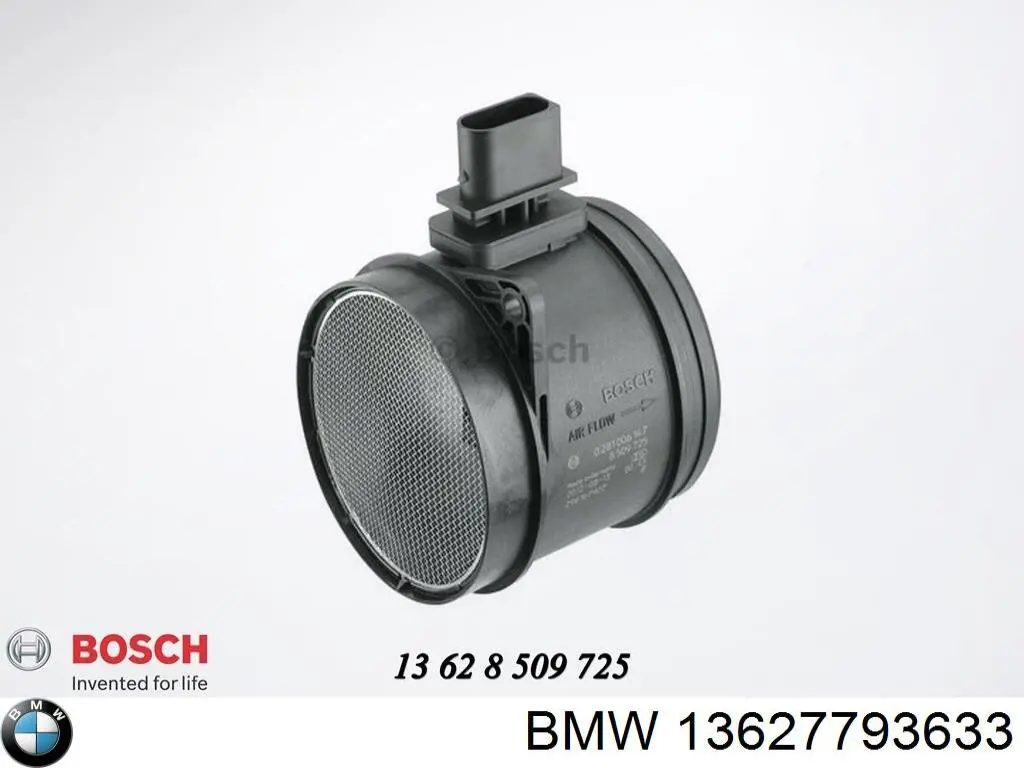 Czujnik przepływu powietrza, przepływomierz powietrza M.A.F. 13627793633 BMW