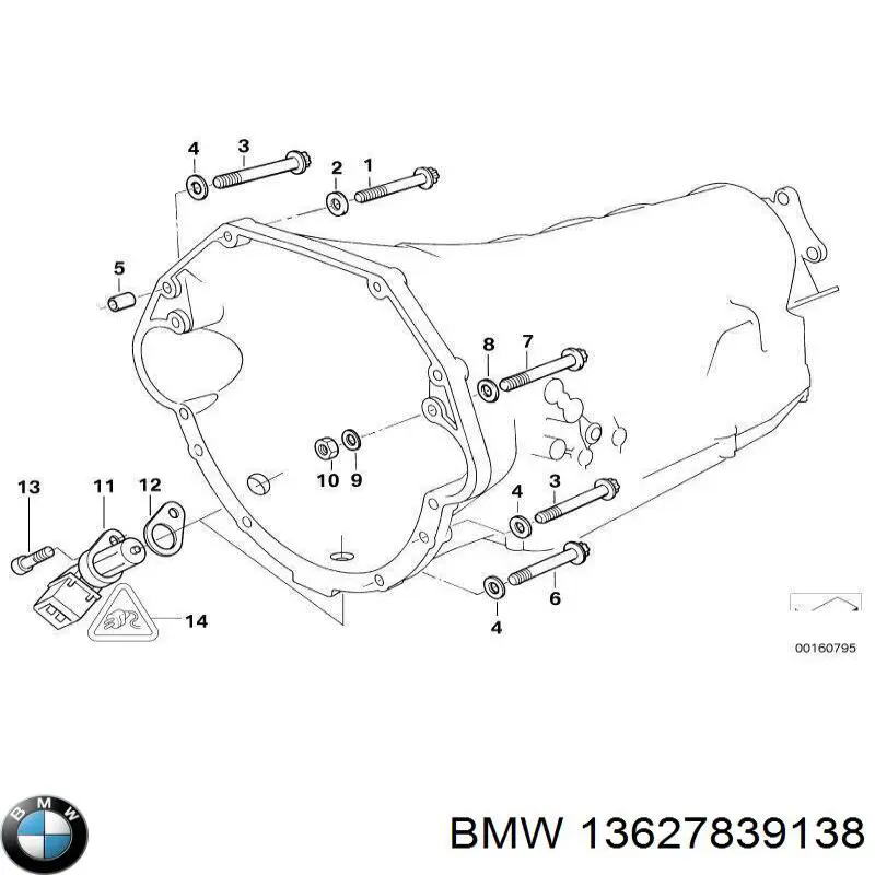 13627839138 BMW Czujnik położenia wału korbowego