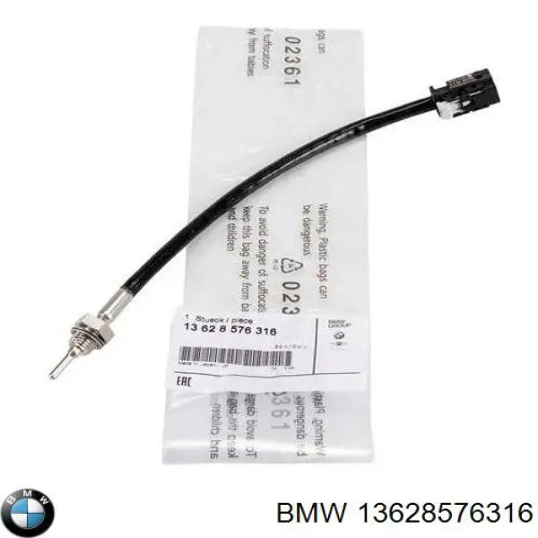 13628576316 BMW Czujnik temperatury spalin po filtrze cząstek stałych