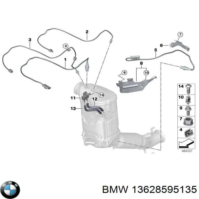 Sonda lambda, czujnik tlenu BMW 8593852 cena, od 160,70 USD