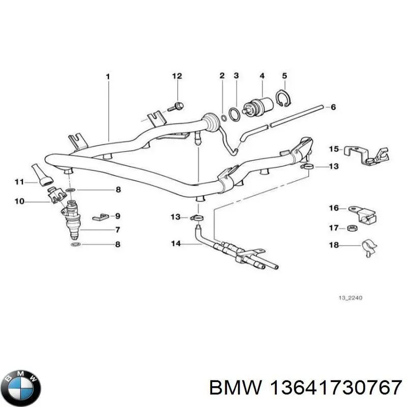 Pierścień uszczelniający wtryskiwacza BMW 13641730767 cena, od 1,37 USD