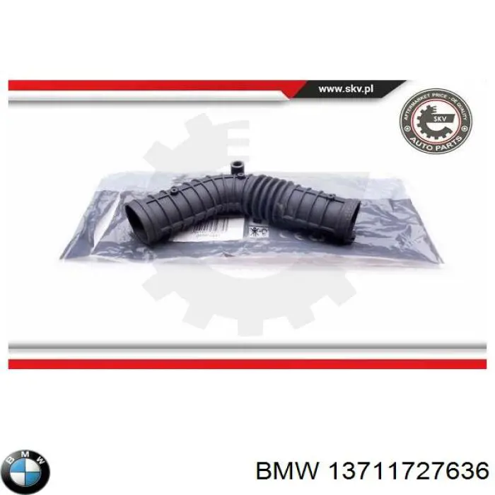 13711727636 BMW Króciec powietrza, przepływomierz