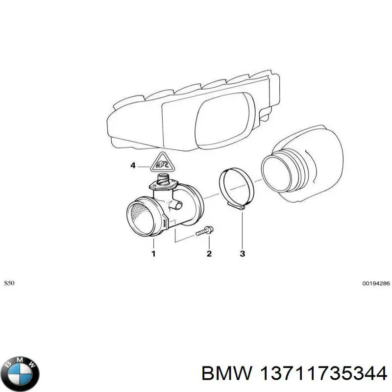 Obudowa filtra powietrza do BMW 5  E34