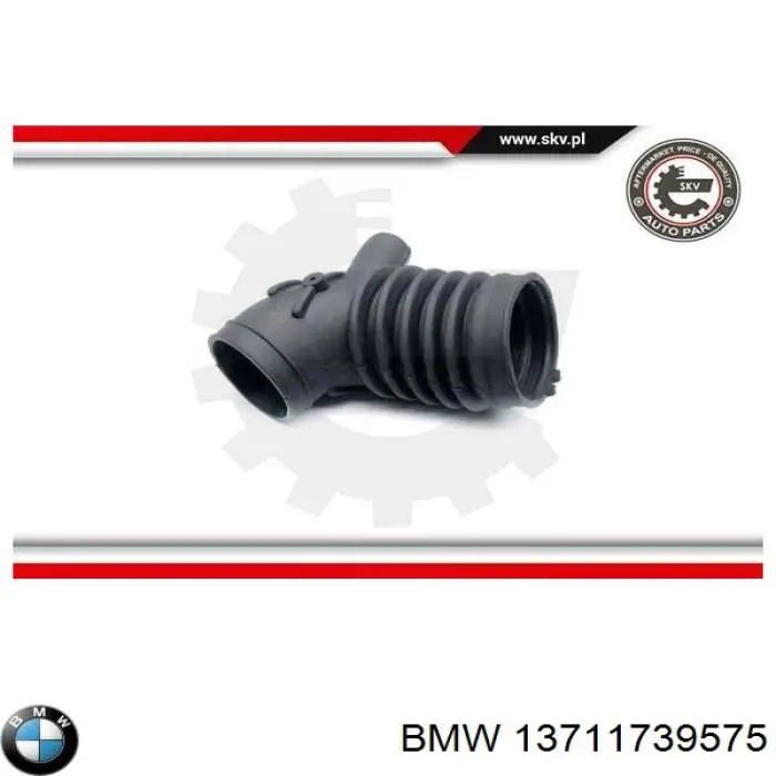 Do koszyka 13711739575 BMW Króciec powietrza, przepływomierz