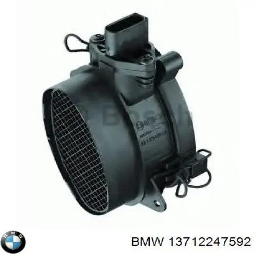 Czujnik przepływu powietrza, przepływomierz powietrza M.A.F. 13712247592 BMW