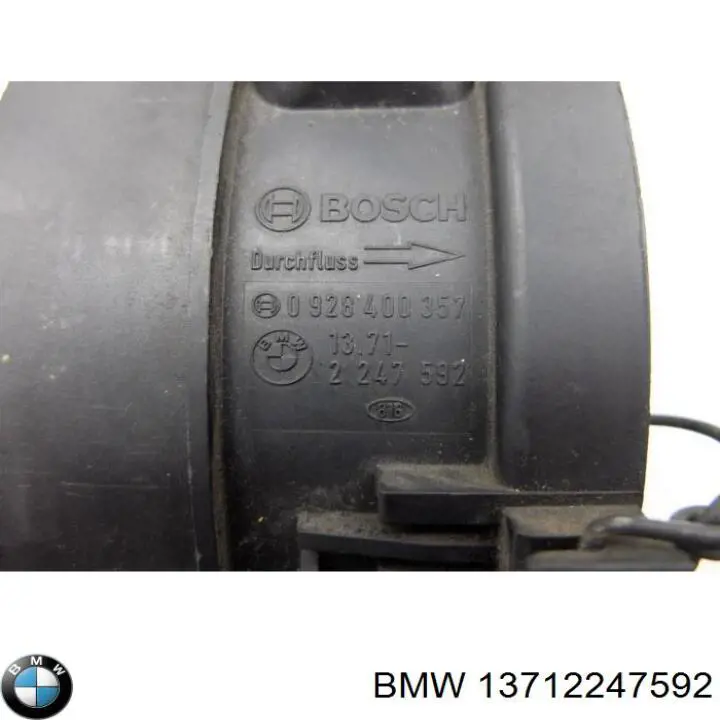 Czujnik przepływu powietrza, przepływomierz powietrza M.A.F. BMW 13712247592 cena, od 109,74 USD
