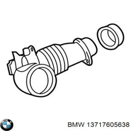 13717605638 BMW Przewód (króciec) intercoolera