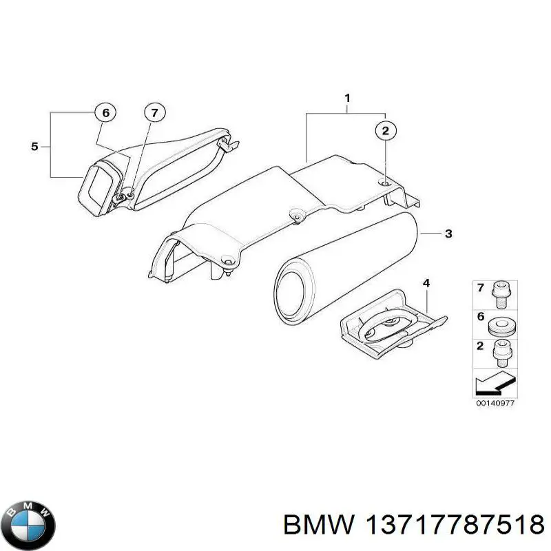 Wlot powietrza do filtra powietrza do BMW X3  E83
