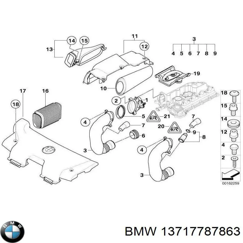 Króciec wentylacji kadłuba (separatora oleju) BMW 13717787863 cena, od 16,94 USD