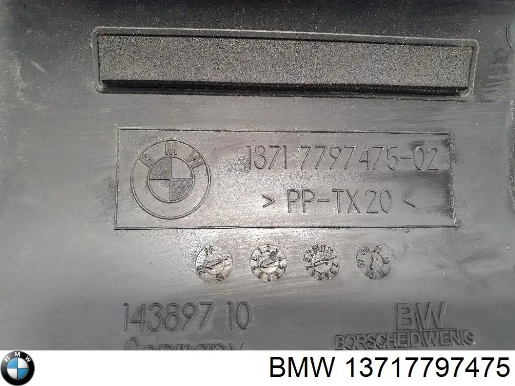 Pokrywa silnika dekoracyjna BMW 13717797475 cena, od 62,74 USD