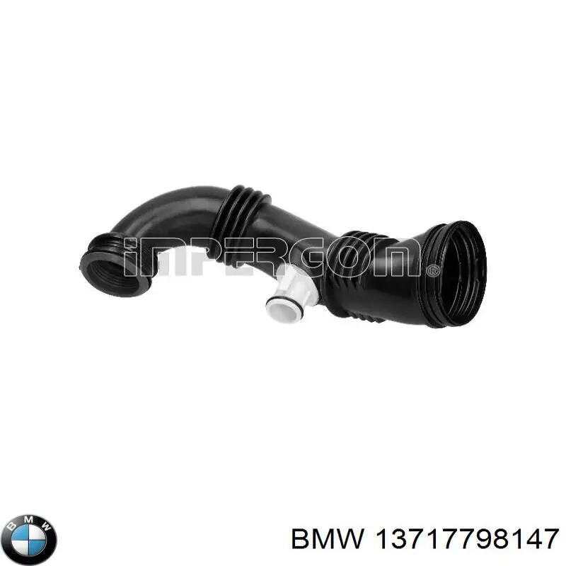 13717798147 BMW króciec powietrza, wylot filtra powietrznego