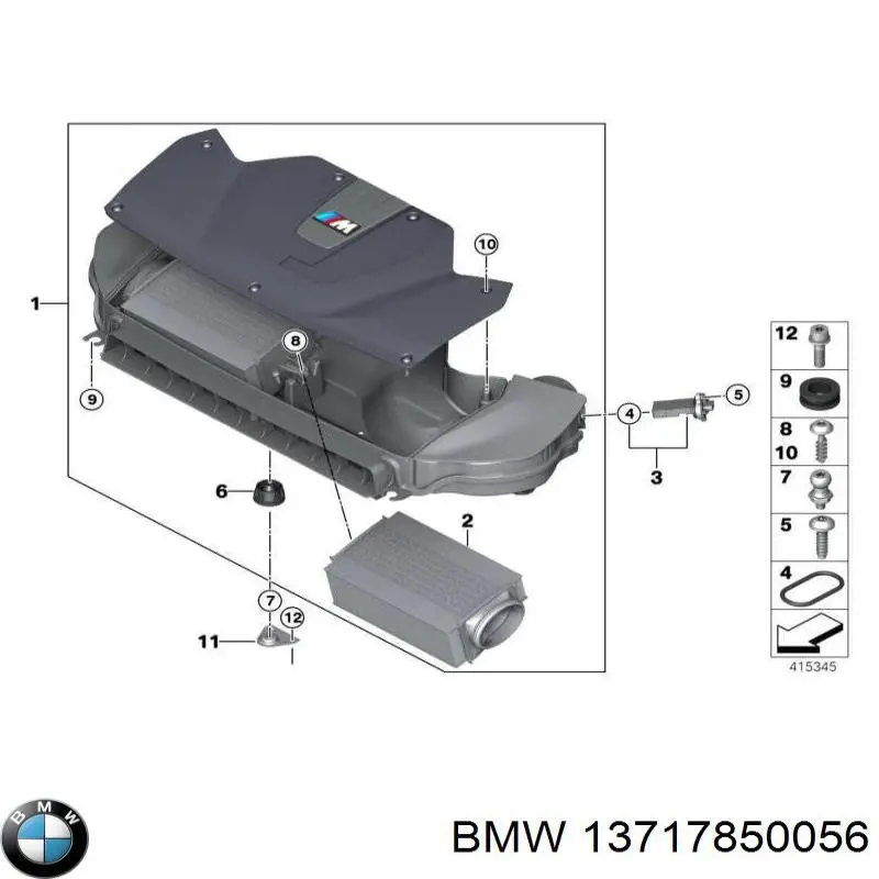Filtr powietrza 13717850056 BMW