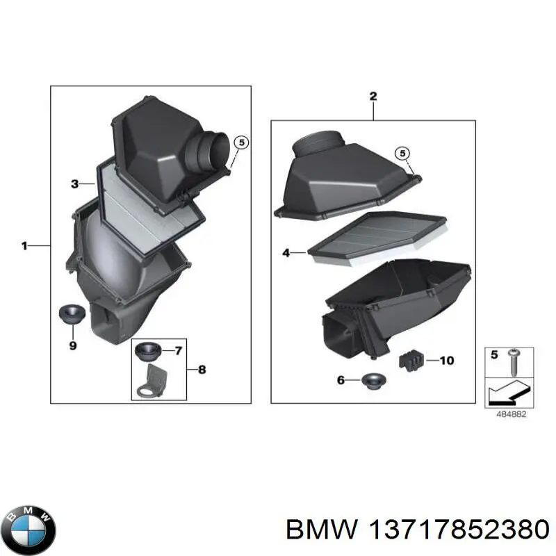 13717852380 BMW Filtr powietrza