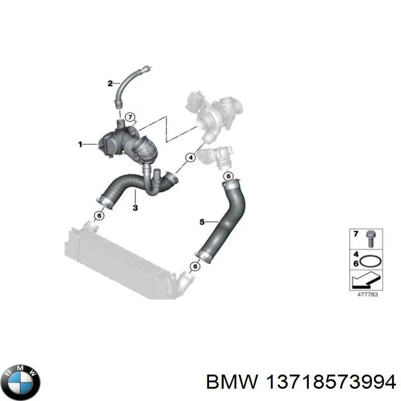 13718573994 BMW Pokrywa zaworowa