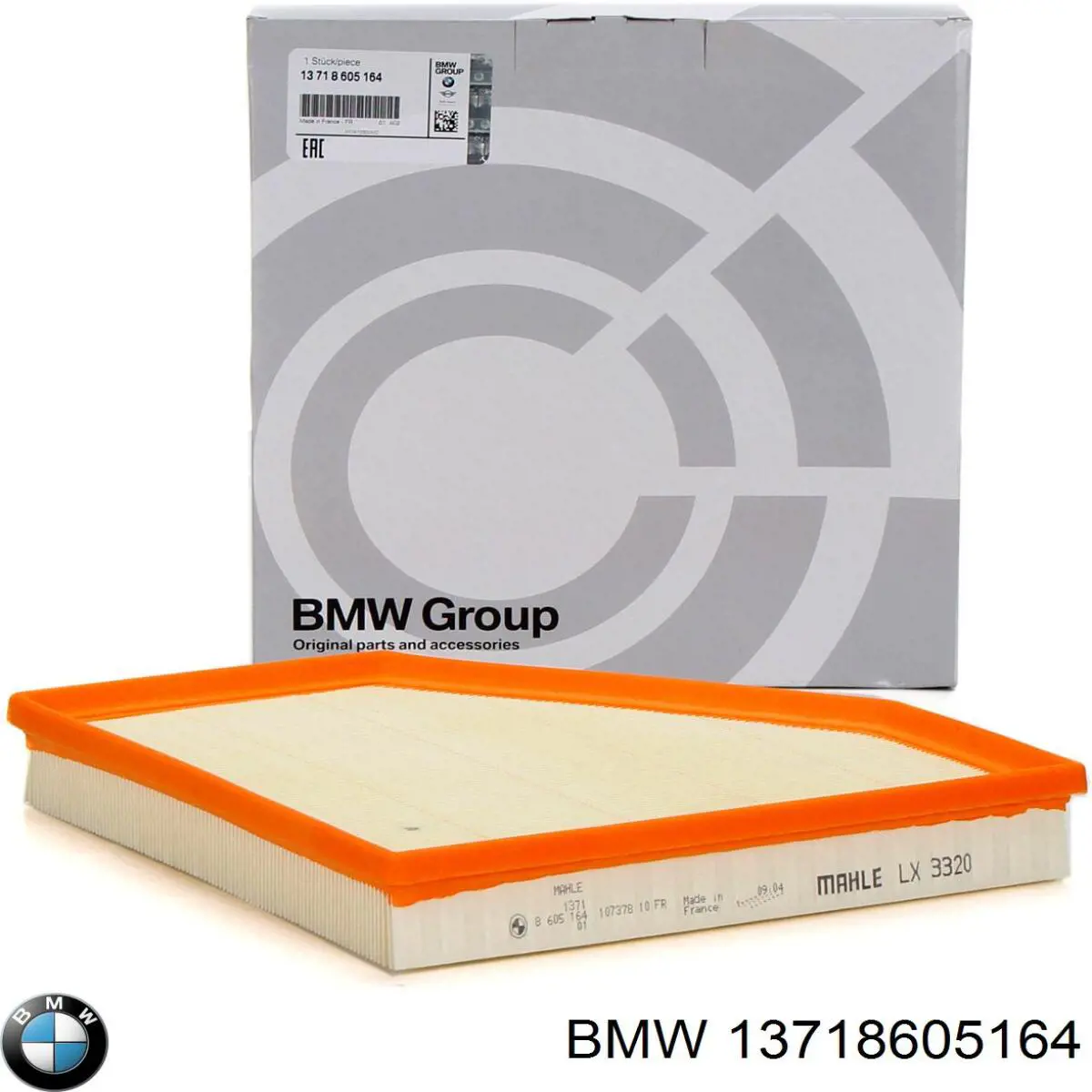 Filtr powietrza BMW 13718605164 cena, od 16,19 USD