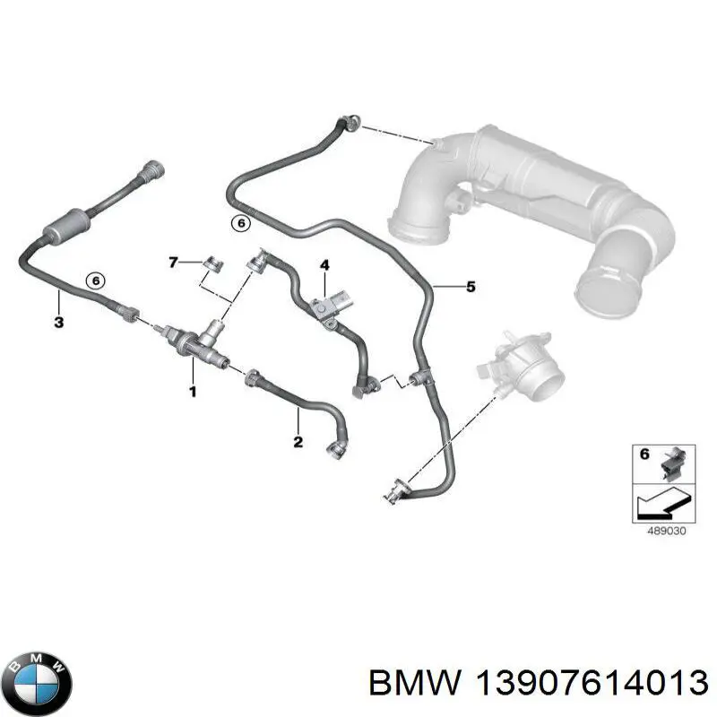 Zawór odpowietrzający zbiornika paliwa do BMW 1 (F40)