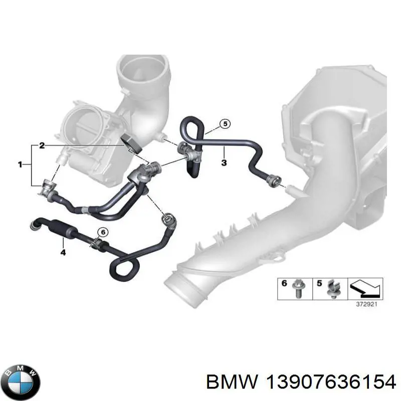 13907636154 BMW Zawór odpowietrzający zbiornika paliwa