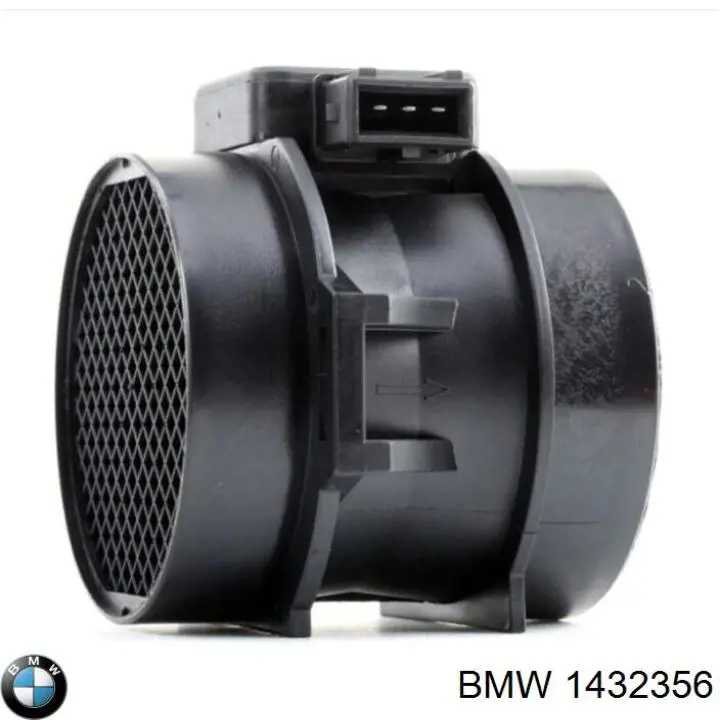 1432356 BMW Czujnik przepływu powietrza, przepływomierz powietrza M.A.F.