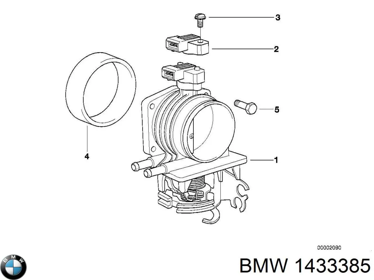  Przepustnica, komplet BMW 7 