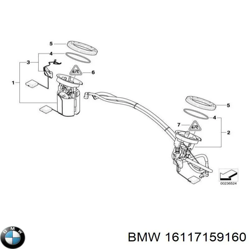 Czujnik poziomu paliwa w zbiorniku do BMW 3 (E92)